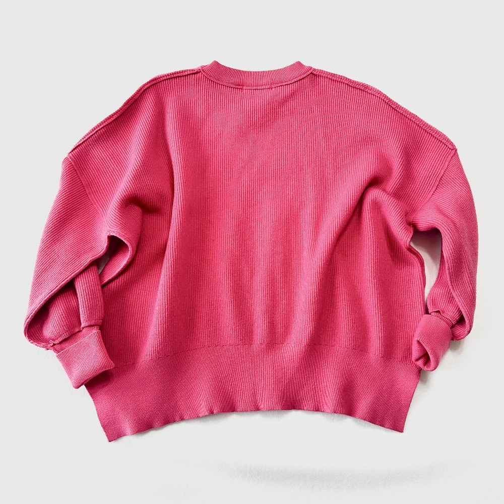 Anrabess Women’s Pink Long Sleeve Sweater Size Large - Picture 5 of 5